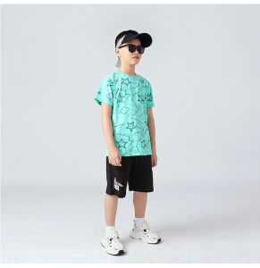 Áo thông hơi bé trai AKL 25kg - 45kg áo thun ngắn tay cho bé trai size đại 5 đến 14 tuổi