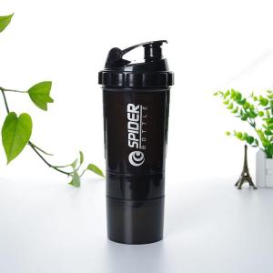 3 in 1 650ml Protein Shake Bottle Mixing Bottle Creative Smart Protein Shaker Sports Bottle Smart Sports Shaker Bottle