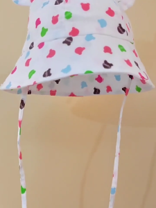 Baby Fisherman Hat Toddler Newborns Spring Summer Big Brim Caps Bear Ear Basin Hat Sun Protection Hat for Infant