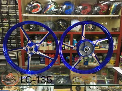 SPORT RIM WHEEL SET KD511/FG511 FOR YAMAHA LC-135/SRL-115/SRL-115FI/Y125Z 140-17/160.17 (INCLUDE BEARING+BUSH)