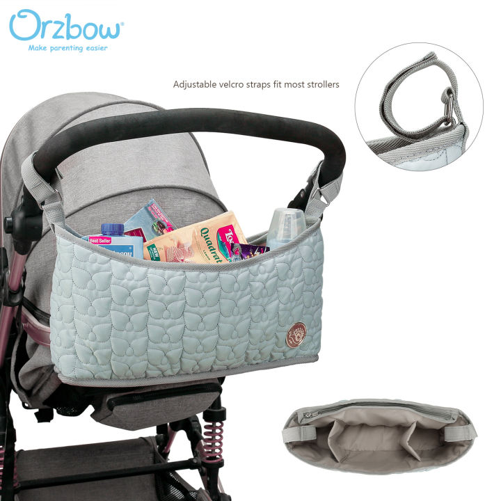 Orzbow Portable Baby Stroller Organizer Bag Multi Funcional Waterproof Baby  Trolley Bag Big Capacity Travel Infant Pram Bag Stroller Accessories