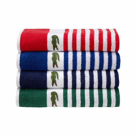 Lacoste Bath Towel Friendly Logo-embroidered 100% Organic