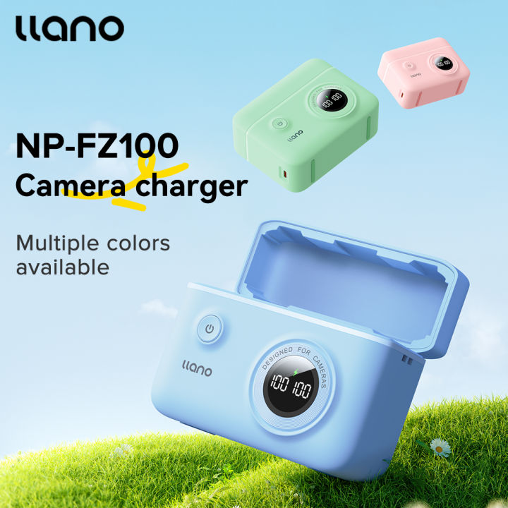 LLANO NP-FZ100 Camera Charger Dual Slot Digital Display with SD - Main Image