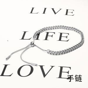 Besfome hip hop thời trang thép không gỉ có thể điều chỉnh chuỗi mắt xích Vòng tay vàng trang sức mạ