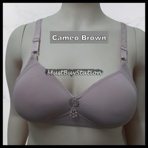 MBS 128 Plus Size 36 - 50 Women Extra Biggest Full Cup Coverage Bra (Non -Wired Bra)