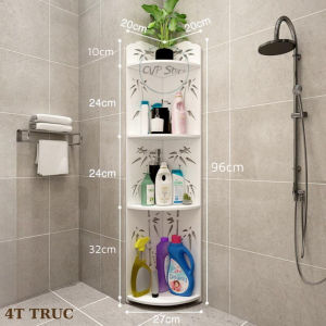 Kệ góc tường nhà tắm tối ưu không gian nhiều kích thước kệ giá đa năng đựng mỹ phẩm đồ dùng chống nước tuyệt đối