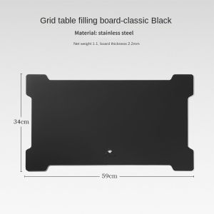 Outdoor folding mesh table bamboo board dining table camping portable barbecue table multi-functional camping tableware drain rack grid table