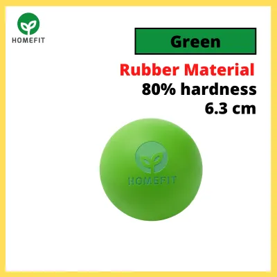 6.3cm Rubber Lacrosse Massage Ball fascia ball Trigger Point Therapy Muscle