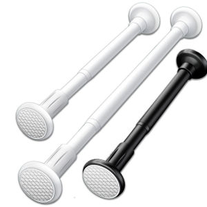 Sincecu Stainless Steel Telescopic Shower Curtain Rod - No-Drill Adjustable Clothes Rail for Bathroom & Laundry Room