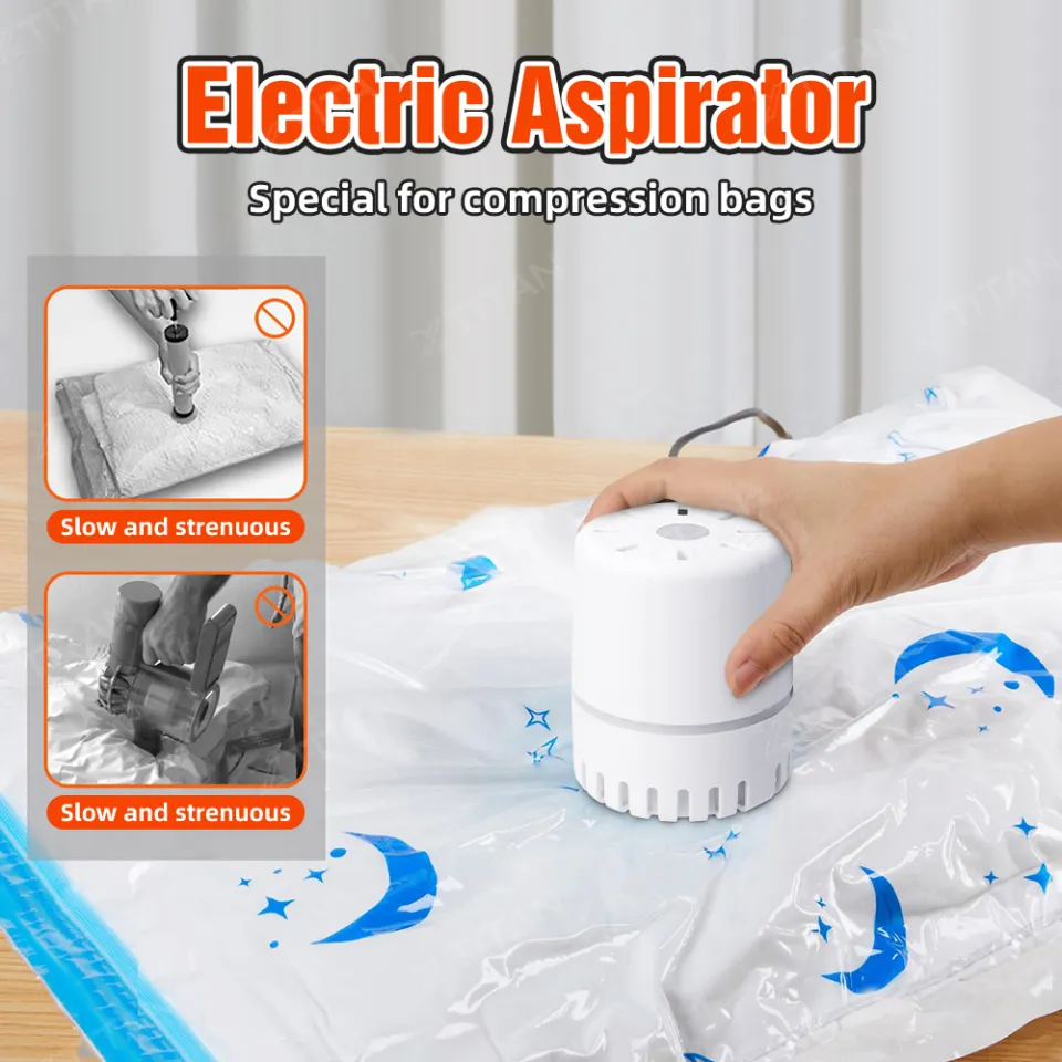 XTITAN Electric Pump Compression Bag Pump Travel Vacuum Storage