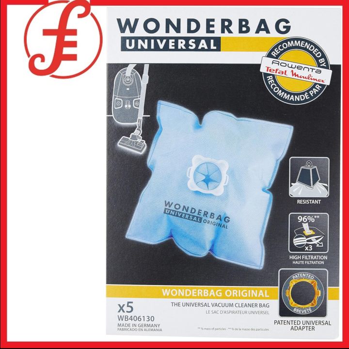 Wonderbag Universal Original WB406130 WB484730 Rowenta X vacuum
