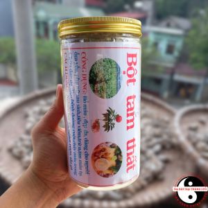 Bột Tam thất bắc khô nguyên chất loại 1 Bột Tam thất Hà Giang chuẩn nghiền từ những củ tam thất nhiều năm tuổi hàng tuyển