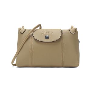Premium Mini Dumpling Bag for Women - Black/Beige/Navy Leather Crossbody with Snap-Flap Closure & Adjustable Strap