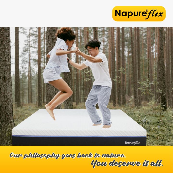 Napureflex Latex in a Box Mattress 100 Latex Mattress 100 days Free