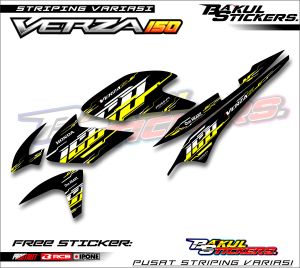 STRIPING VARIASI MOTOR HONDA VERZA 150 VIETNA STYLE / STICKER LIST MOTOR HONDA VERZA 150