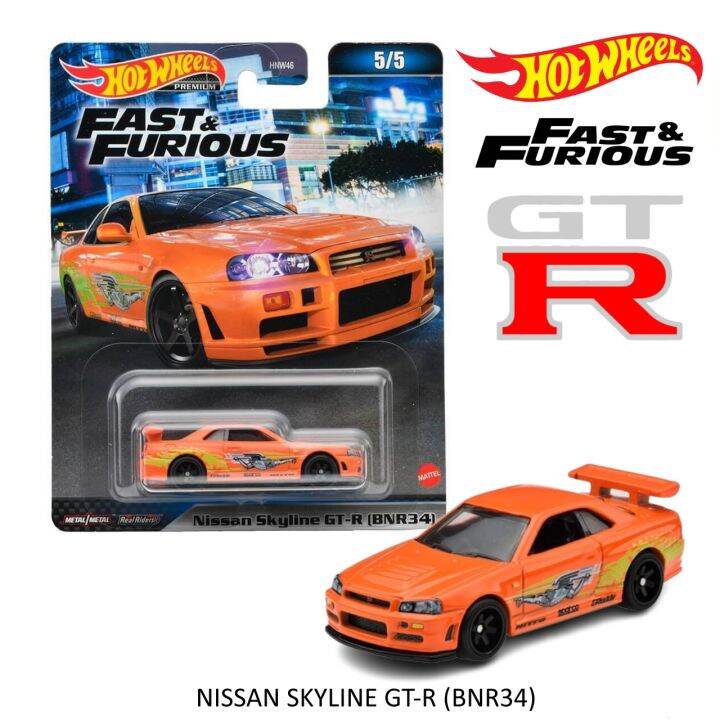 Hot wheels nissan skyline cheap gtr bnr34