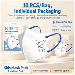 Kids Disposable Face Mask Children 3 Ply Earloop Mask Breathable Softable Daily Use School Outdoor Face Mask