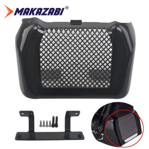 Motorcycle Oil Cooler Cover Case Kit With Bracket ABS For Harley Touring Road King Freewheeler Street Electra Glide 2017-2022