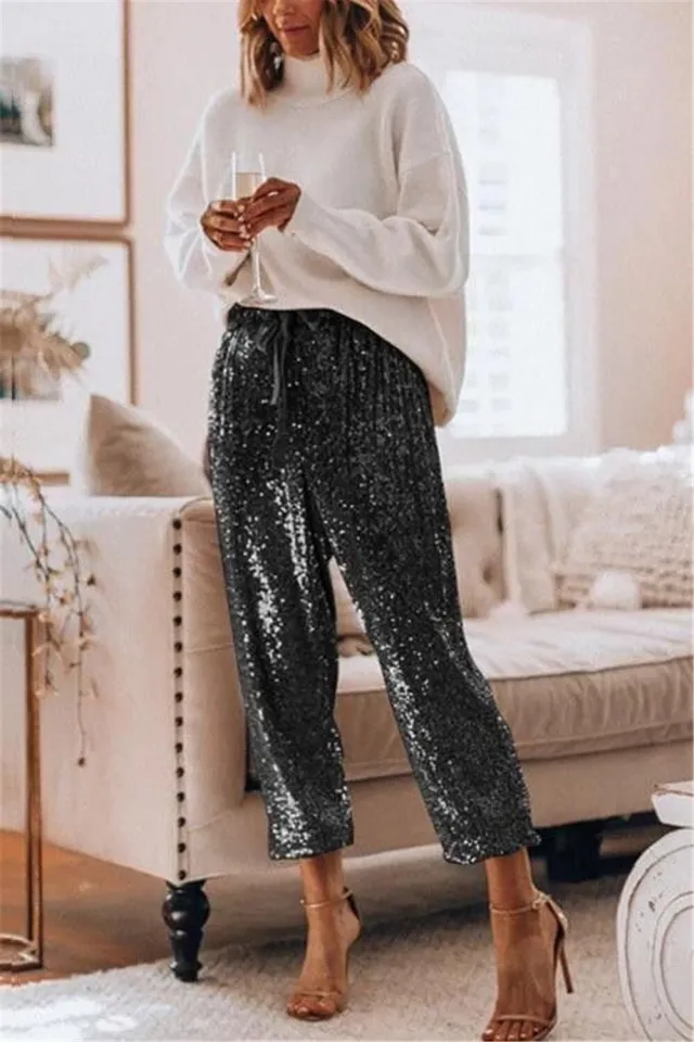 Stine Goya 'Markus' Holographic Sequin Trousers – Bernard Boutique