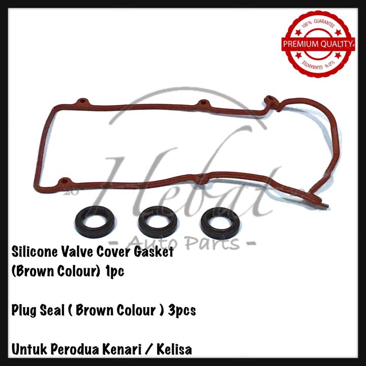 Perodua Kenari / Kelisa ( Silicone ) Valve Cover Gasket & Plug Seal