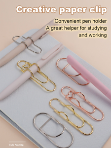 ✨Best Price✨Metal Heart Pen Clip/ Creative Notebook Accessories/ Practical Metal Heart-Shaped Paper Clips/ Heart-Shaped Paper Clips/ Pen Holder Buckle/ Pen Holder Decorative Buckle