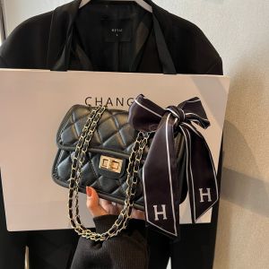 IELGY Ladies Diamond Chain Bag Simple Shoulder Messenger Bag