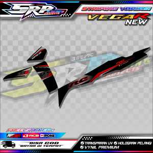 STRIPING VARIASI YAMAHA VEGA R NEW / STICKER LIST MOTOR VEGA R BARU