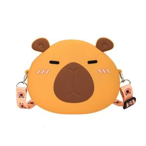 Silicone capybara Túi Đeo Vai giản dị Satchel trẻ em Túi Đeo Chéo cung cấp Comfort và phong cách cho du lịch hoặc hàng ngày