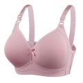 Plus Size Wireless Women Bra Cup C/D (#46-52) Soft Cotton Thin Sponge High Durable Strectable Inner (Tessa #2138). 