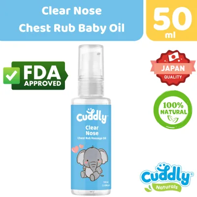 Cuddly Breathe Easy Chest Rub Baby Massage Oil (50ml)