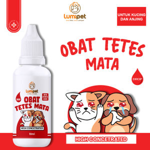 LUMIPET Tetes Mata Kucing dan Anjing Mengatasi Mata Kering Iritasi Sakit Mata Merah dan Gatal Anti Radang Infeksi Belekan