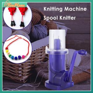 【Fast Delivery】Hand-Operated Easy Weaver Knitting Machine for Home DIY Craft Projects in Compact White Design【Arrive 1-3 Days】