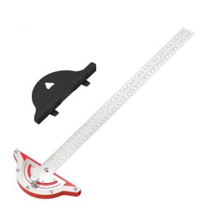 Durability Stainless Steel Arcs Measuring Tool 0-70 Degrees Ergonomic Edges Ruler For Woodworking And Construction Projects