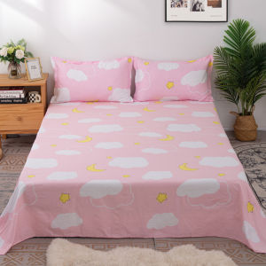 CADAR CORAK FITTED 3 IN 1 SINGLE 100% FULL COTTON KAIN TEBAL Cadar Bergetah Keliling 2 in 1 Single Bedsheet Premium Cotton Fitted Bed Sheet Set Katil Sarung Tilam Bujang Patchwork Bolster Case Pillowcase Cadar Murah Comfyhome365 Single Size Bedsheet