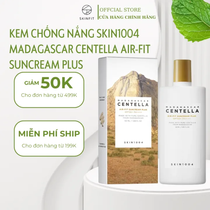 Kem Chống Nắng Nâng Chiết Xuất Rau Má Skin1004 Madagascar Centella Air ...