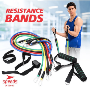 Speeds Resistance Band Fitness Tali Gym Yoga Loop Stretching Pull 024-10
