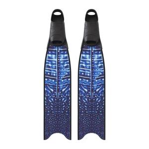 Professional laser-coated fiberglass fins for men and women in free diving professional snorkeling fishing and hunting fins