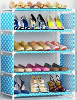Rak Sepatu 5 Susun MOTIF & POLOS/ Tempat Sepatu Shoes Organizer 5 Susun - (PILIH WARNA)