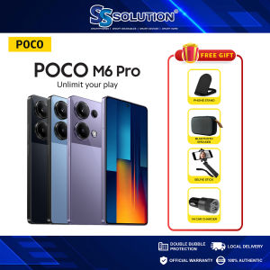 Xiaomi POCO M6 PRO 4G l 8GB/12GB RAM + 256GB/512GB ROM l 120Hz Flow AMOLED l Powerful Helio G99-Ultra l 67W Turbo Charge