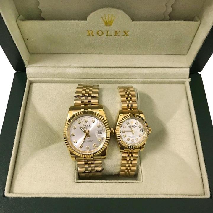 R O L E X Couple Watch Authomatic authentic and pawnable on