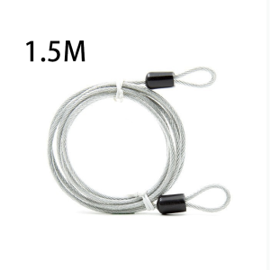 Steel Cable Lock 1.5M/2M Heavy Duty Anti-Theft Rope for Bike MTB Electric Bicycle Fence Security