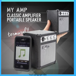 COD MyAmp Classic Amplifier Portable Speaker MP3 / amplifier classc power past first fc a4600 6850 14000 d 500 watt 200 watt 1000 watt / amplifier classc super full bass terbaik suarah jernih murah rakitan autdor