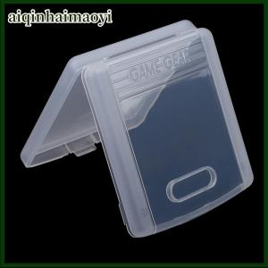 aiqinhaimaoyi Single Game Card Storage Display Box For Game Gear Cart GG Clear Replacement GameGear Protective Case