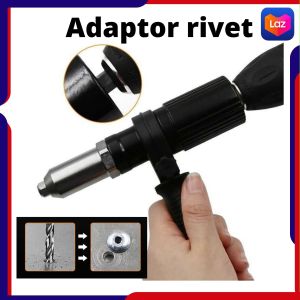 COD Ronghe Adaptor Paku Rivet Gun Converter Drill 2.4-4.8 mm - NAS32 / adaptor bor paku rivet sangat praktis terbaru terlaris hasil rapi nyaman tekhnik pertukangan bengkel las bahan kokoh awet kuat berkualitas terbaik viral paling di cari rekomended trend