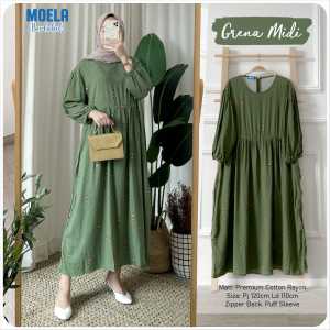 MIDI DRESS GRENA LD 110 by ORIGINAL MOELA BERLABEL
