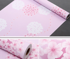 1M Decal Khổ 45cm giấy dán tường nhiều mẫu HOA LÁ có keo sẵn QT300