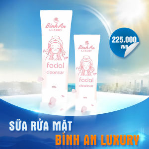 Sữa Rửa Mặt Bình An Luxury 50g – Làm Sạch Dịu Nhẹ Cho Da Sạch Thoáng Dùng Hằng Ngày