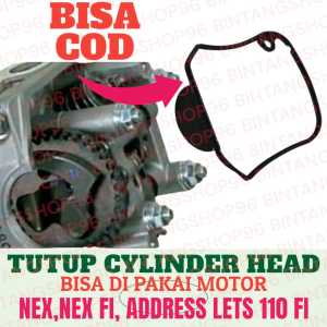 KARET HEAD CYLINDER COVER GASKET HEAD COVER NEX NEXT ADDRESS ADRES SUZUKI