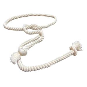 Sợi dây dày đai bện thắt lưng có thể điều chỉnh phong cách cổ điển eo Sash tráng cho heans quần cotton linen phụ kiện