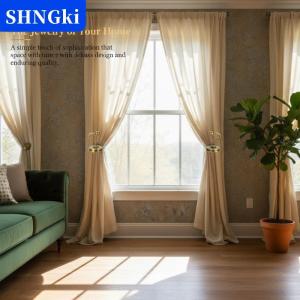 [COD] 🔥🔥🔥SHNGki 2 cái kim loại hợp kim kẽm Rèm holdbacks treo tường Tie trở lại Hooks cho cửa sổ màn phòng ngủ phòng khách dễ dàng cài đặt